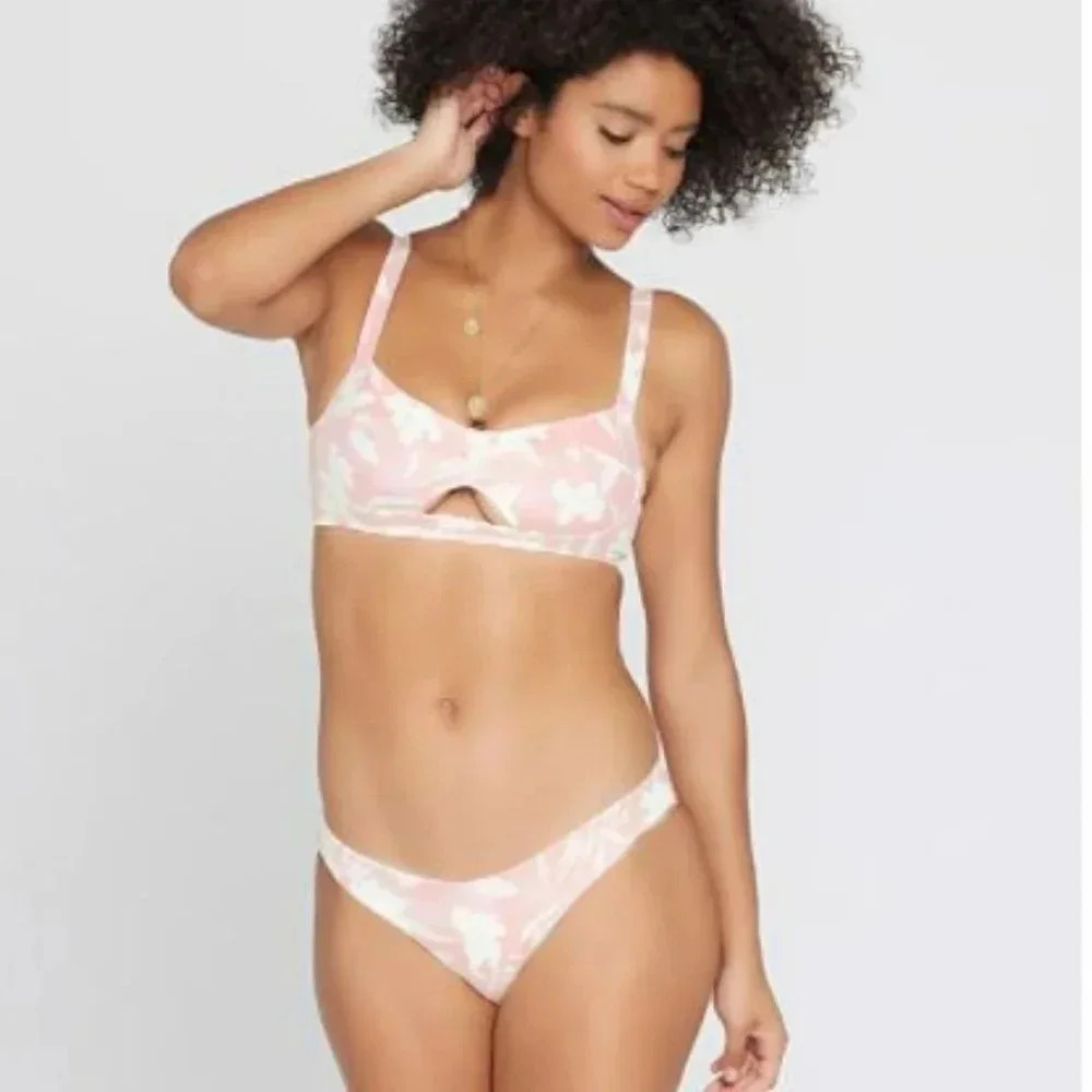 L*Space Eco Chic Econyl® Flora Bikini Top, paradise blooms - Picture 8 of 9